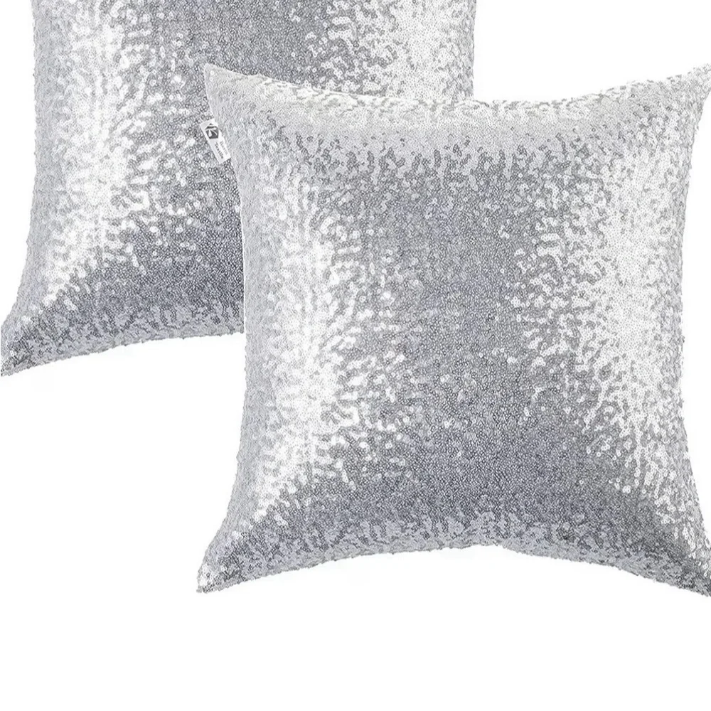 Silver Sequin Throw Pillow Inserts